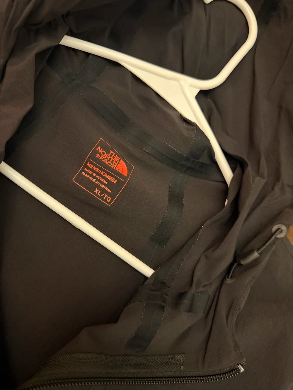 The North Face black hooded